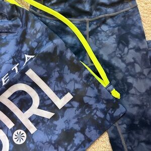 Athleta leggings with matching backpack